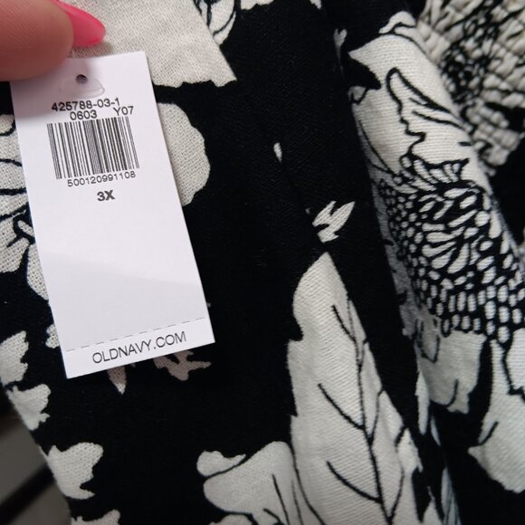 Strapless Floral Print Fitted Mini Dress 3X NWT - Picture 2 of 3